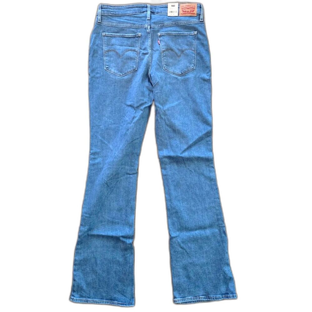 NWT Levis 725 Light Blue High Rise Boot Cut Women 12 31x32 Tribeca Sun Jeans - Picture 2 of 6